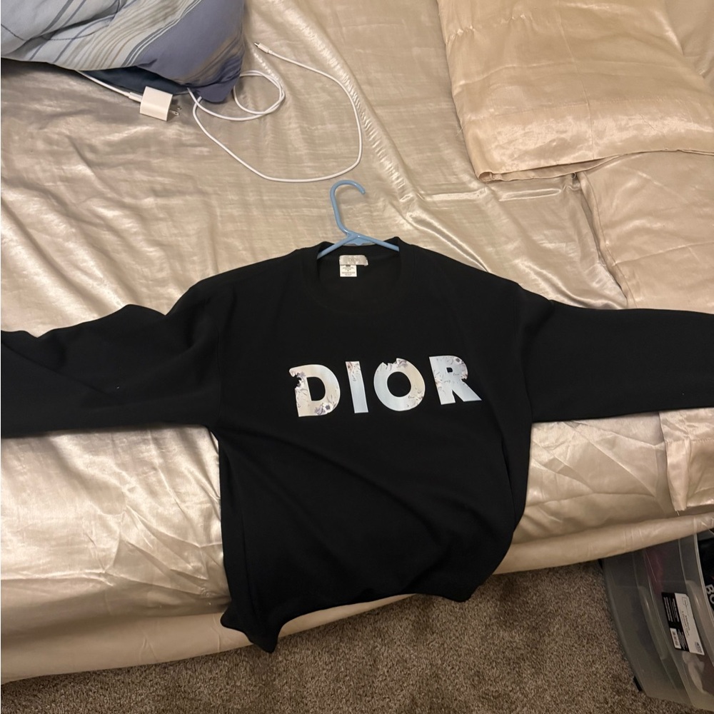 Dior Black Crewneck Sweater for Men
